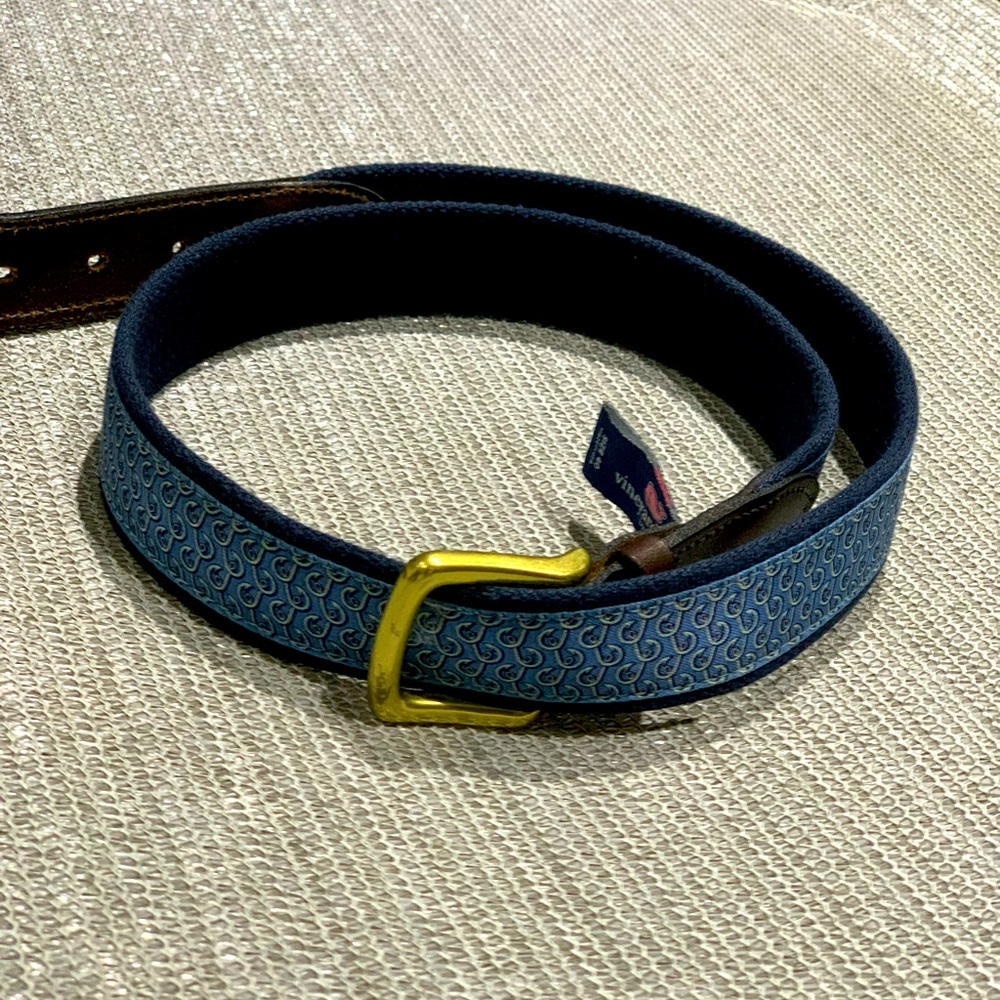 Vineyard Vines Belt - Size 40 - Fishing Hooks